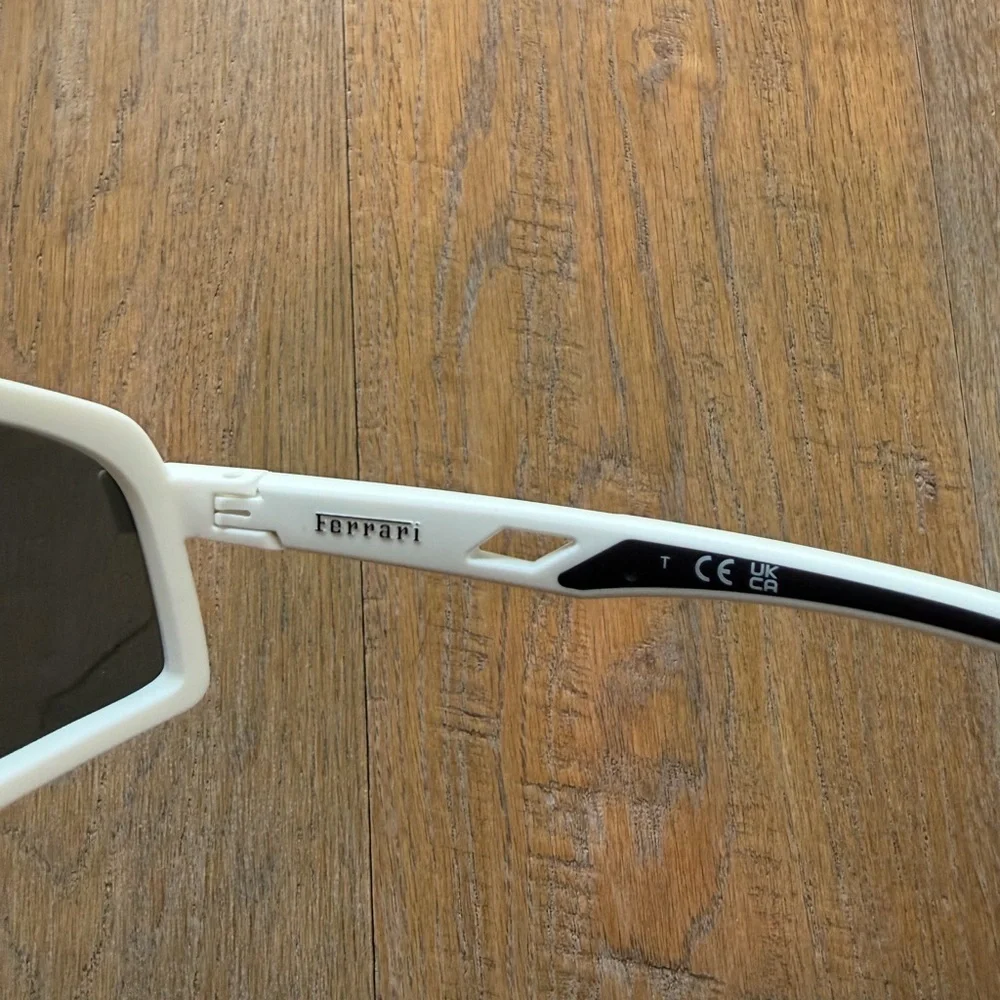 Ferrari Sunglasses — FZ 6010U — Matte White/Grey